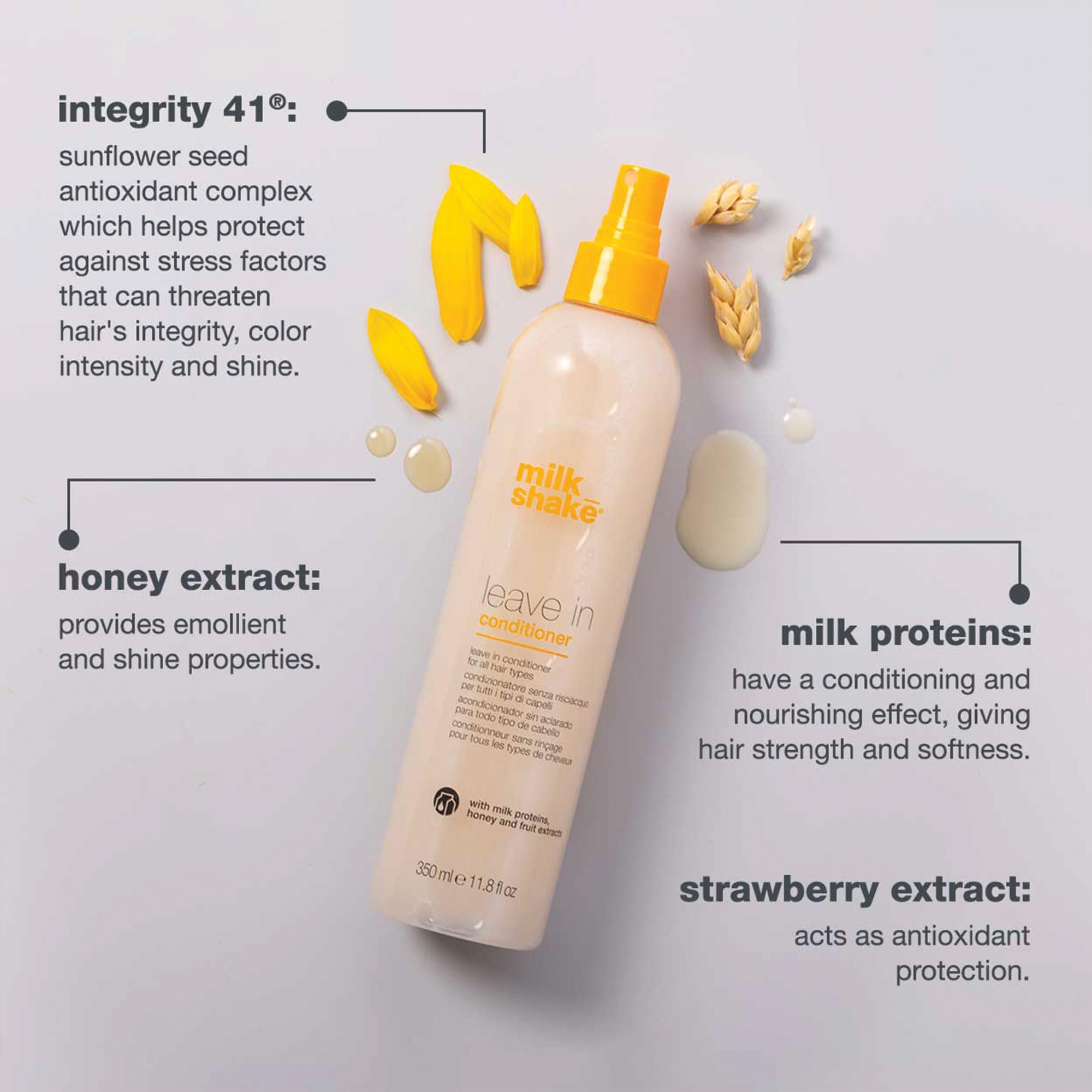 milk_shake etiqueta Integrity 41 destacando protección de color