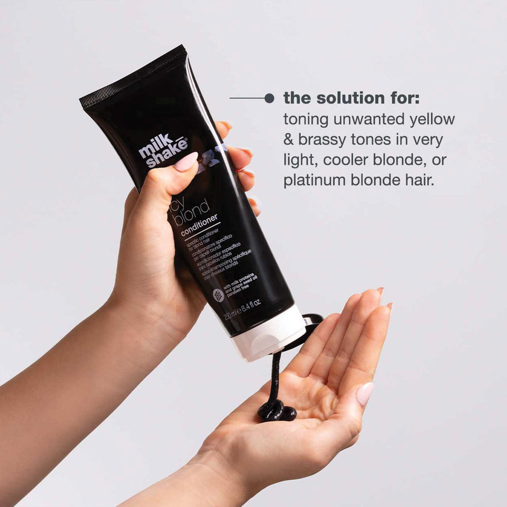 milk_shake acondicionador en uso en ducha reduce frizz rápidamente