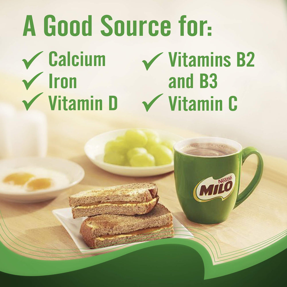 MILO vaso frío preparado con leche, bebida refrescante y energética para niños activos