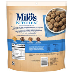 Milo’s Kitchen bolsa abierta y albóndigas en bol listas para servir
