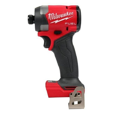 Milwaukee 2953-20 beside ruler for scale showing lightweight 2.2 lb handling benefit