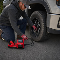 Milwaukee inflator accesorios incluidos, adaptadores para múltiples válvulas