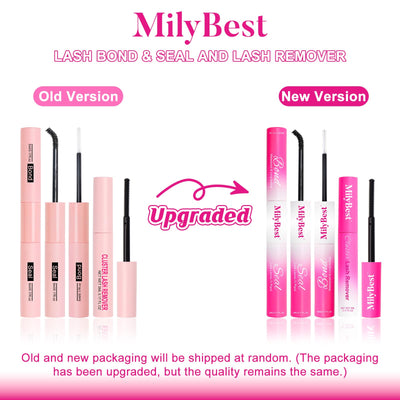 MilyBest adhesivo dual con punta negra y sellador blanco para fijación