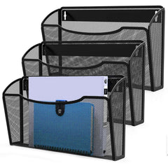 MINDEPOT vista frontal del pack de tres organizadores ahorra espacio