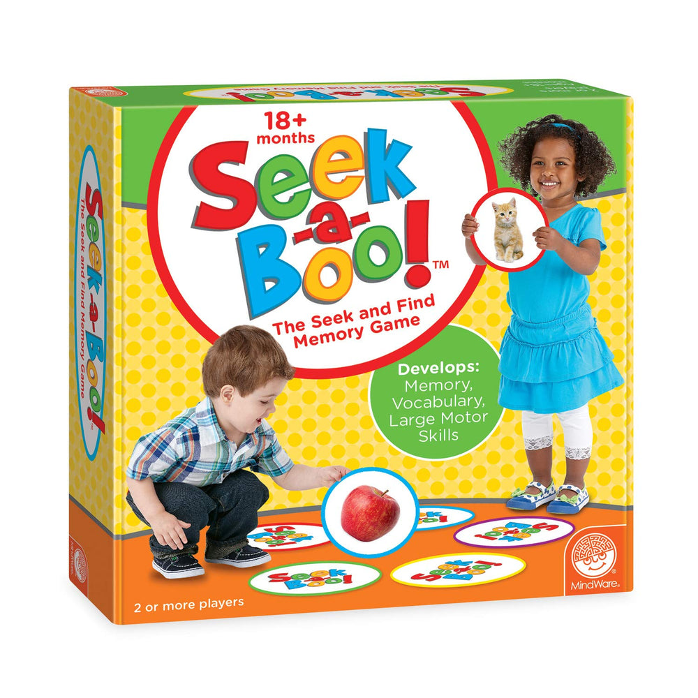 MindWare caja frontal del juego mostrando 72 cartas y beneficios educativos