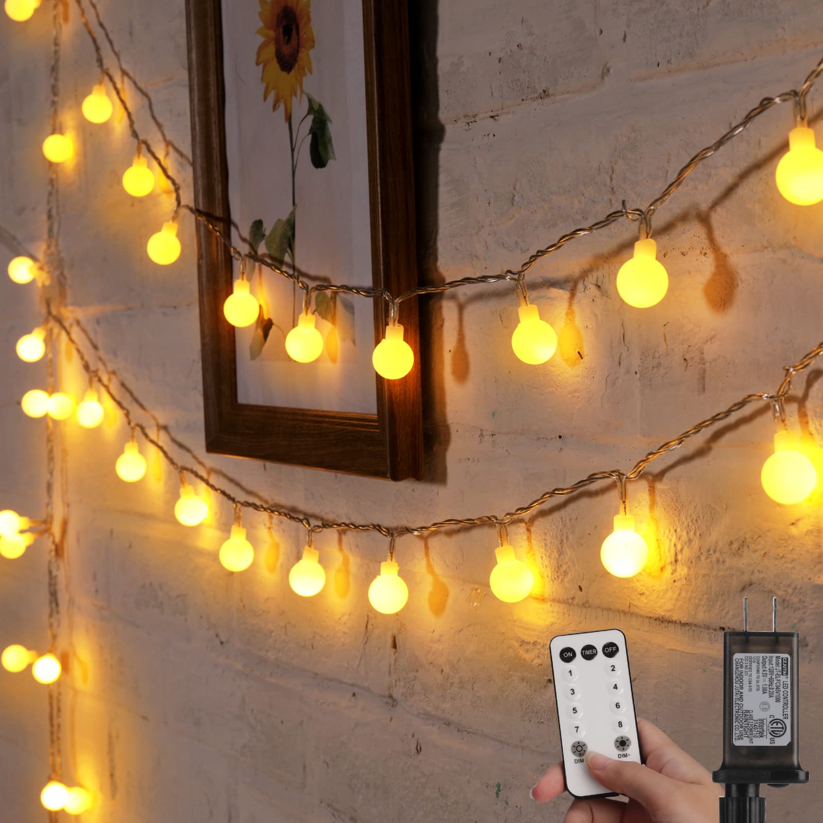 Minetom frente del empaque mostrando las luces y beneficios decorativos
