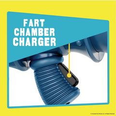 Minions power lever detail showing adjustable stink intensity control for customization