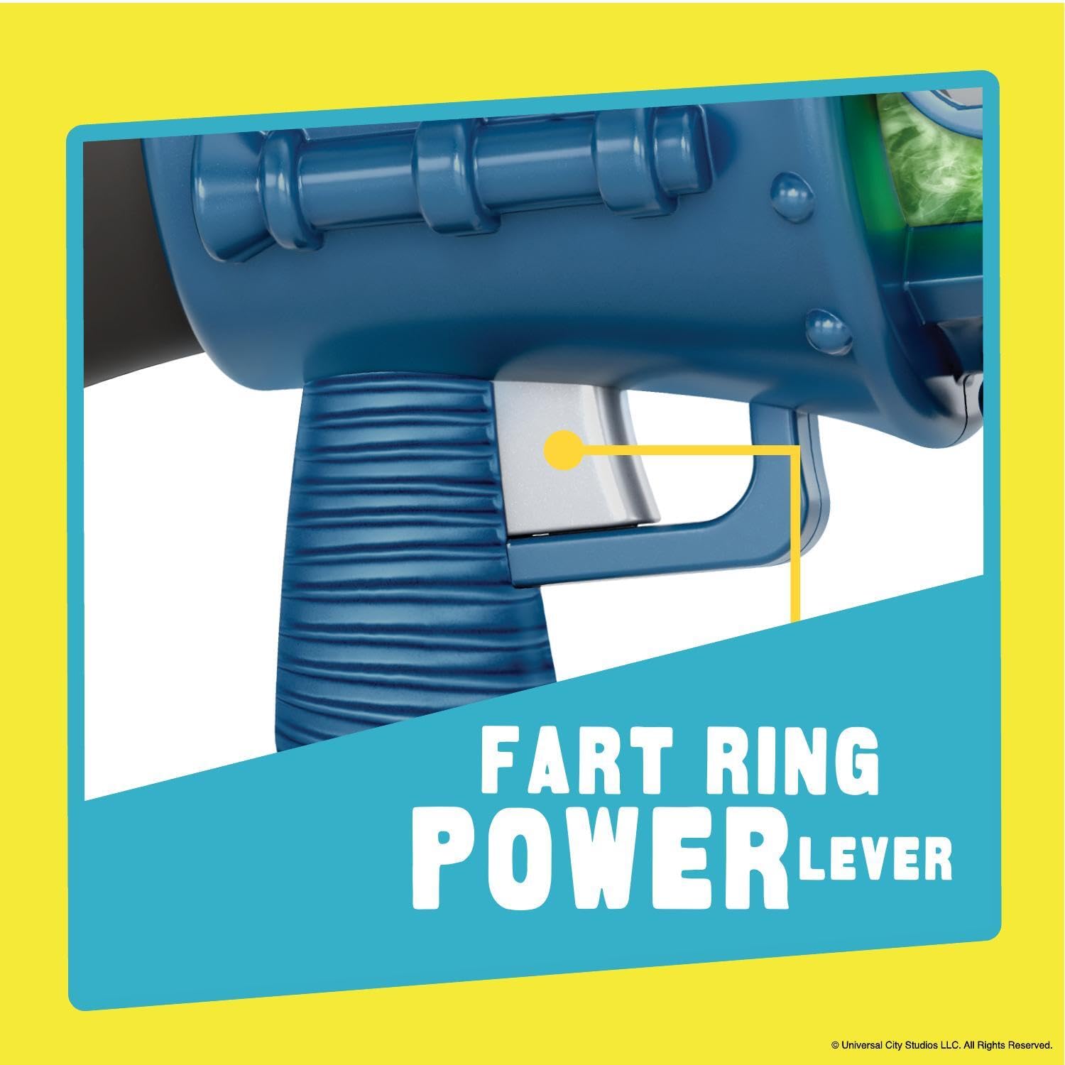 Minions radiant chamber close-up showing visible ring effect and playful display