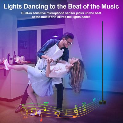 Miortior lamp lighting to music demonstrating immersive sync effect