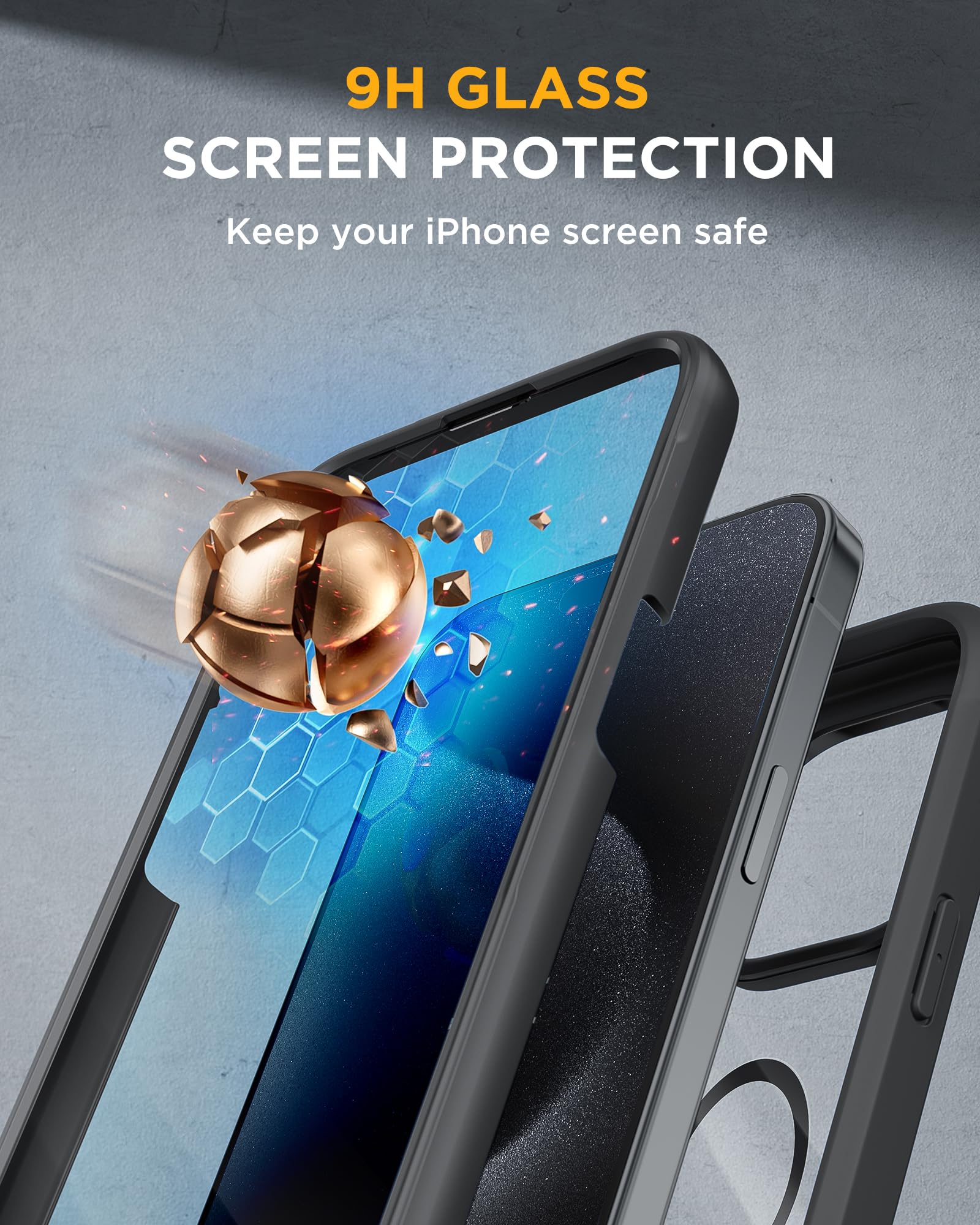 Miracase bumper lateral absorbe impactos y mejora el agarre del teléfono