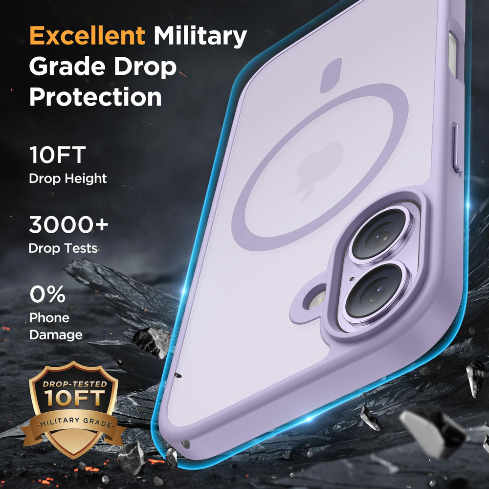Miracase esquinas con Shockproof Tech protegiendo contra golpes
