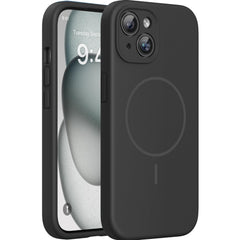 Miracase funda frontal para iPhone 15 con diseño oscuro y protección completa