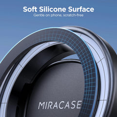 Miracase superficie de silicona que protege la parte trasera del teléfono