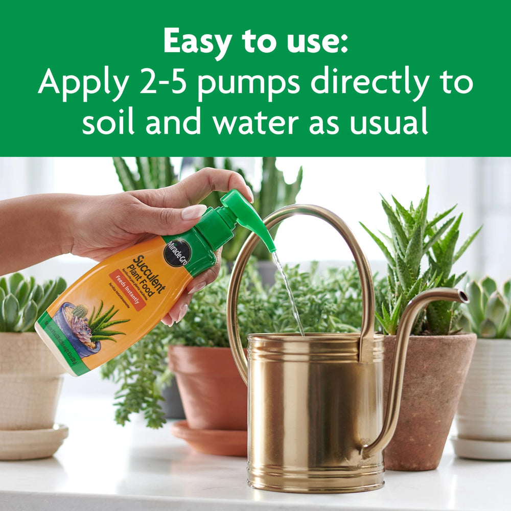 Miracle-Gro etiqueta con instrucciones e información de ingredientes