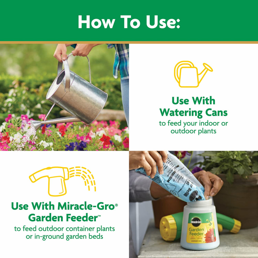Miracle-Gro cuchara de medida incluida para dosis seguras y precisas