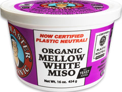 MISO MASTER ORGANIC bote frontal mostrando etiqueta y tamaño práctico