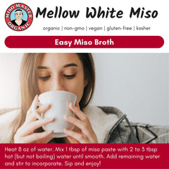 MISO MASTER ORGANIC comparado con utensilios para ver tamaño y porciones