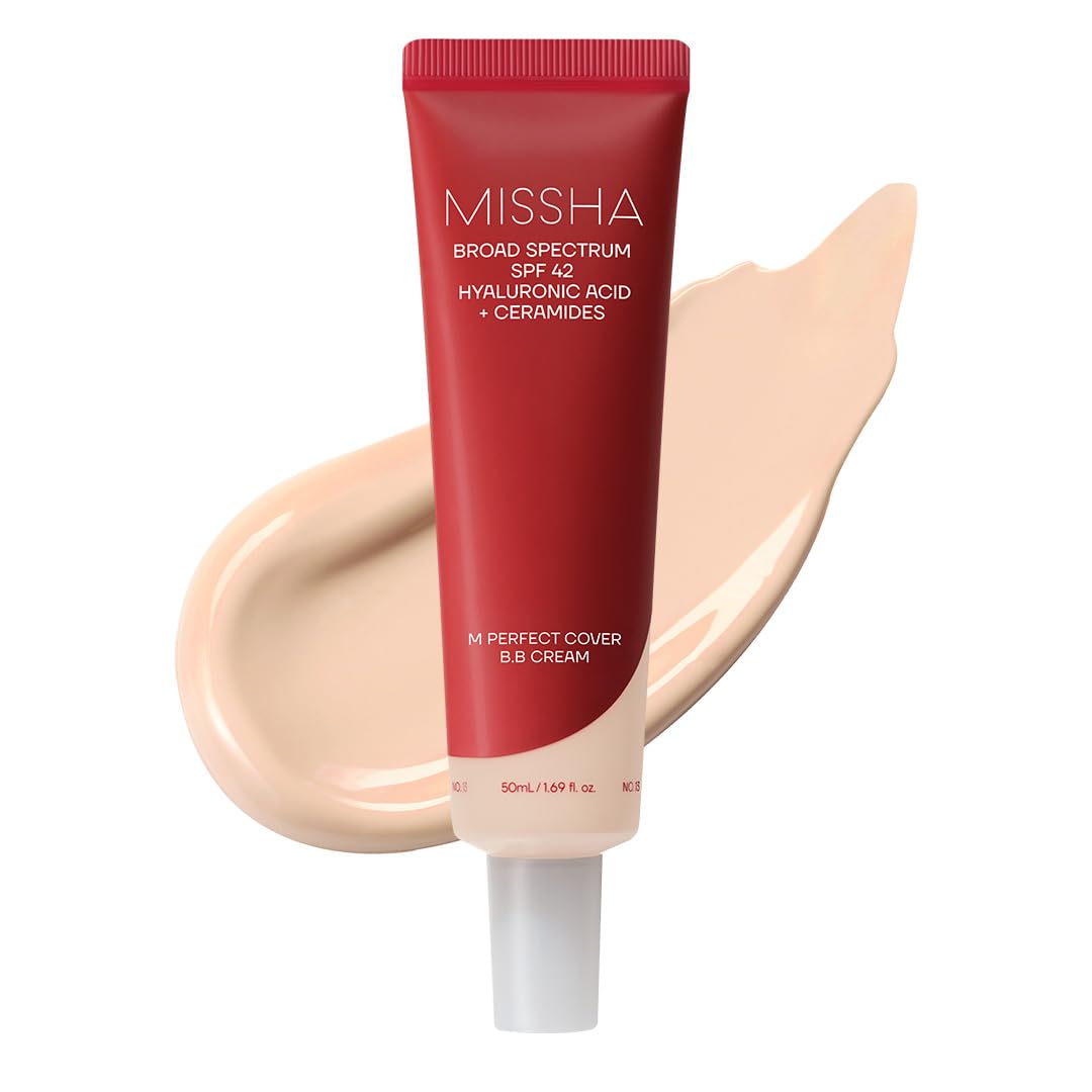 MISSHA frasco y empaque No.13 mostrando diseño y facilidad de uso