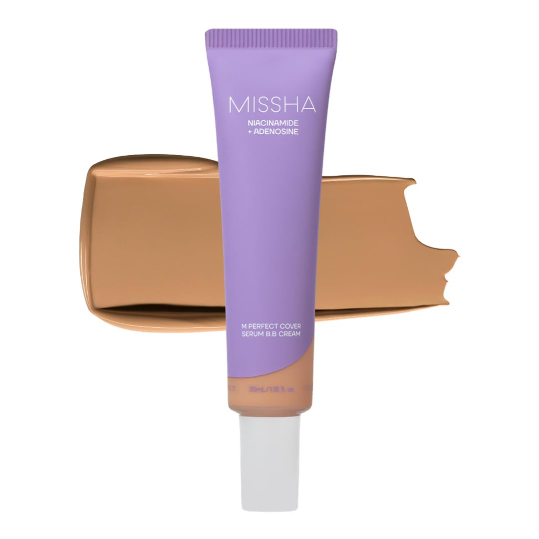 MISSHA empaque frontal No.33 Tan mostrando cobertura natural