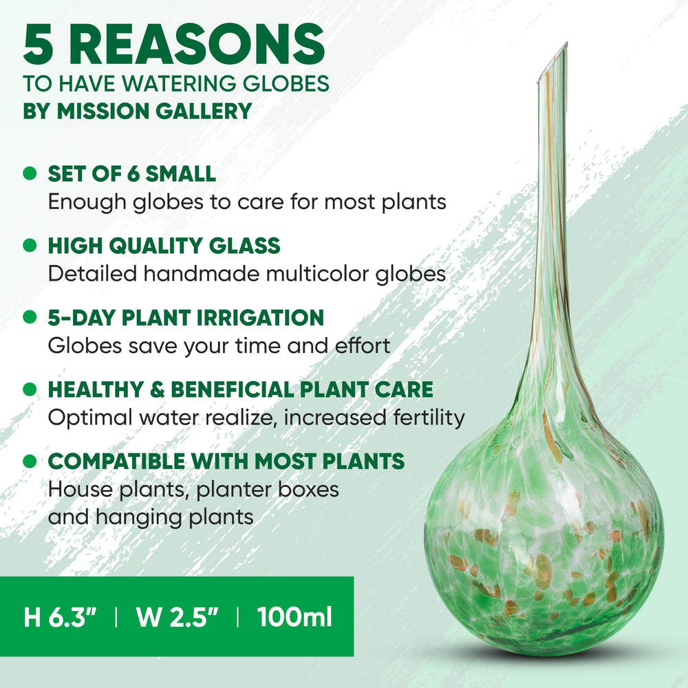 Mission Gallery globos en balcón con plantas, ideal para viajeros y oficinas