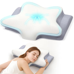 Missleep vista frontal del empaque y almohada lista para uso