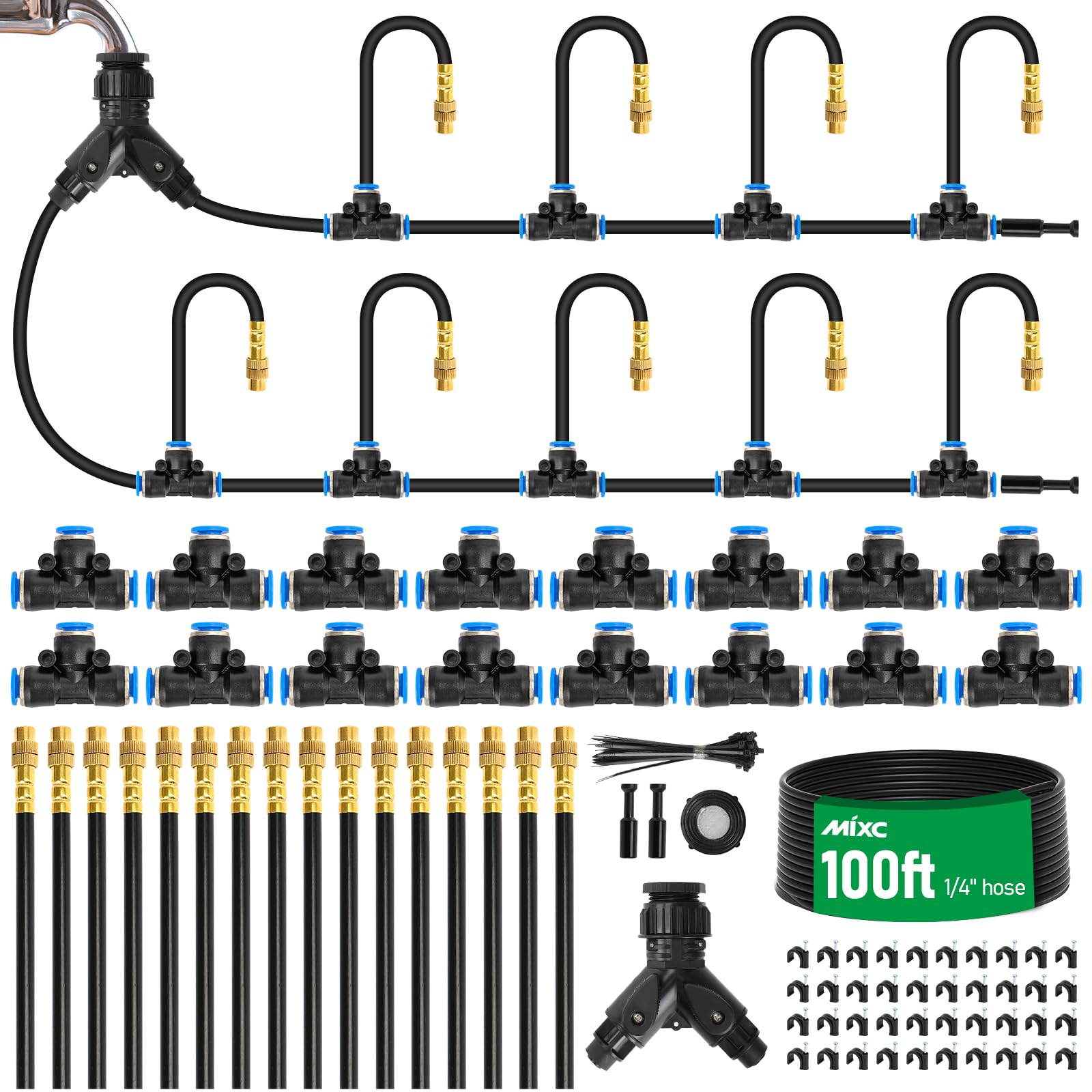 MIXC kit components laid out showing complete contents and easy setup