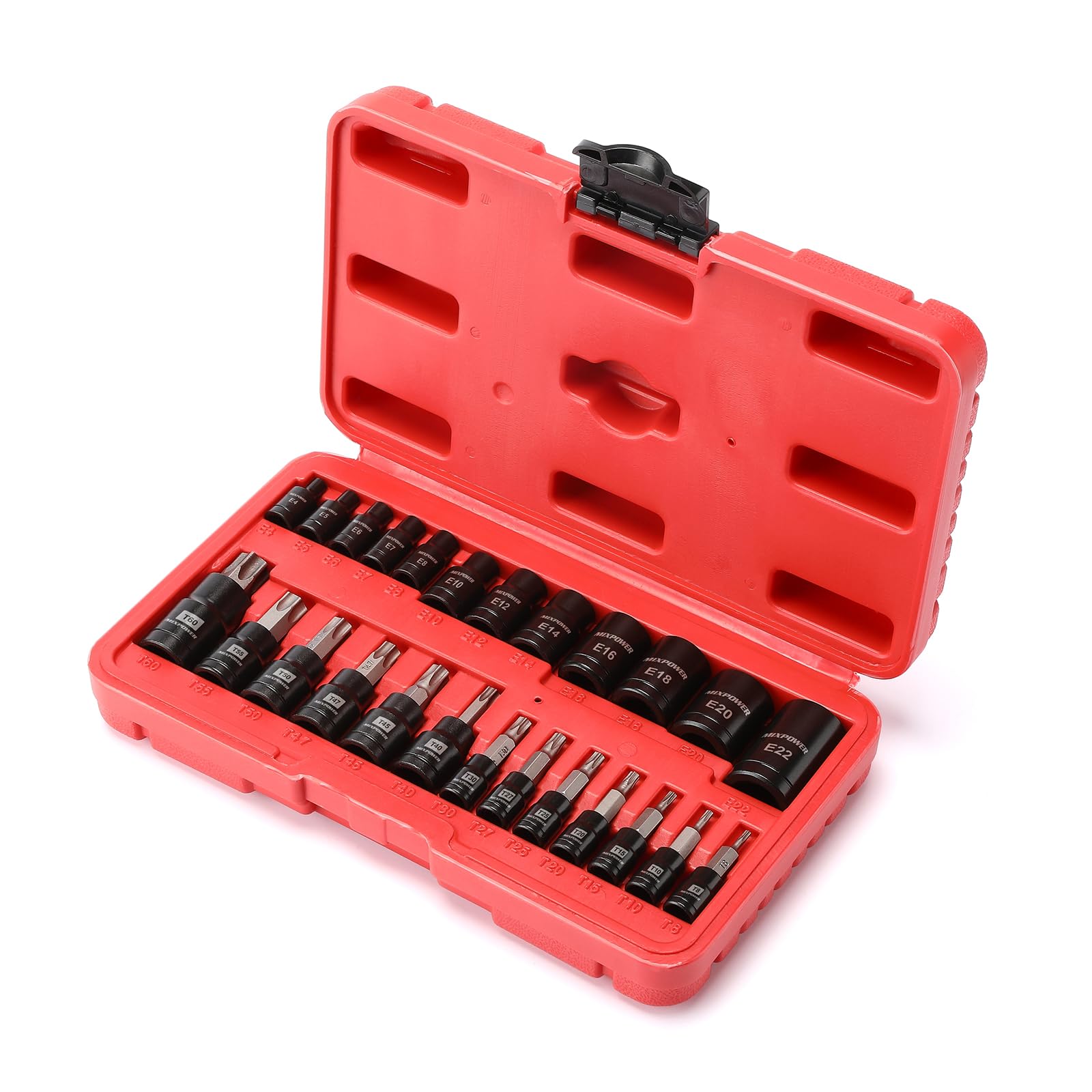 MIXPOWER bandeja organizada con insertos, almacenamiento ordenado y transporte seguro