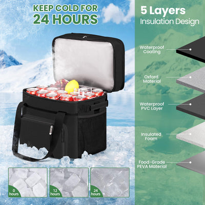 MIYCOO cooler in use at beach keeping beverages cold during outing
