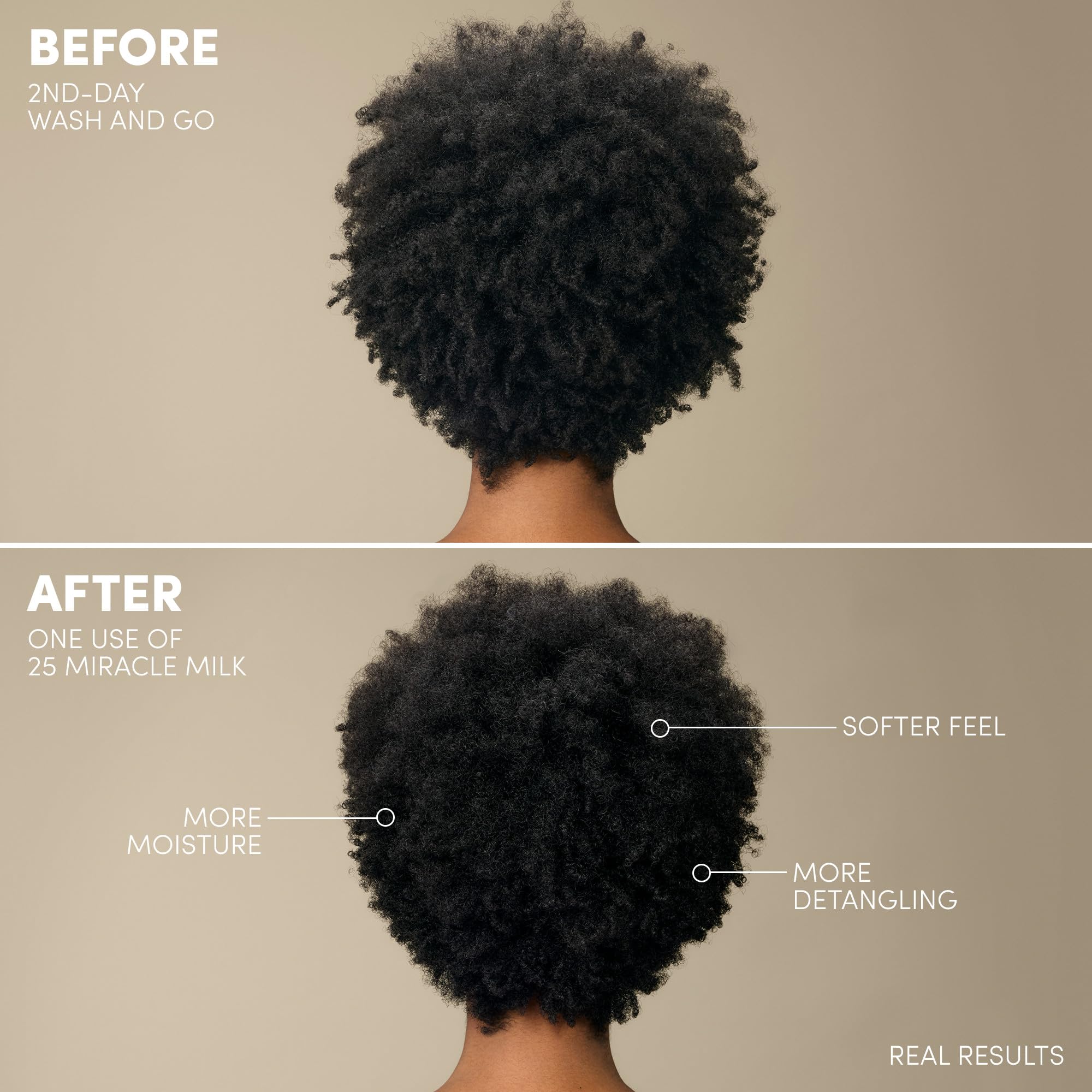 Coconut oil next to Mizani bottle highlighting natural softening benefit