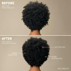 Coconut oil next to Mizani bottle highlighting natural softening benefit