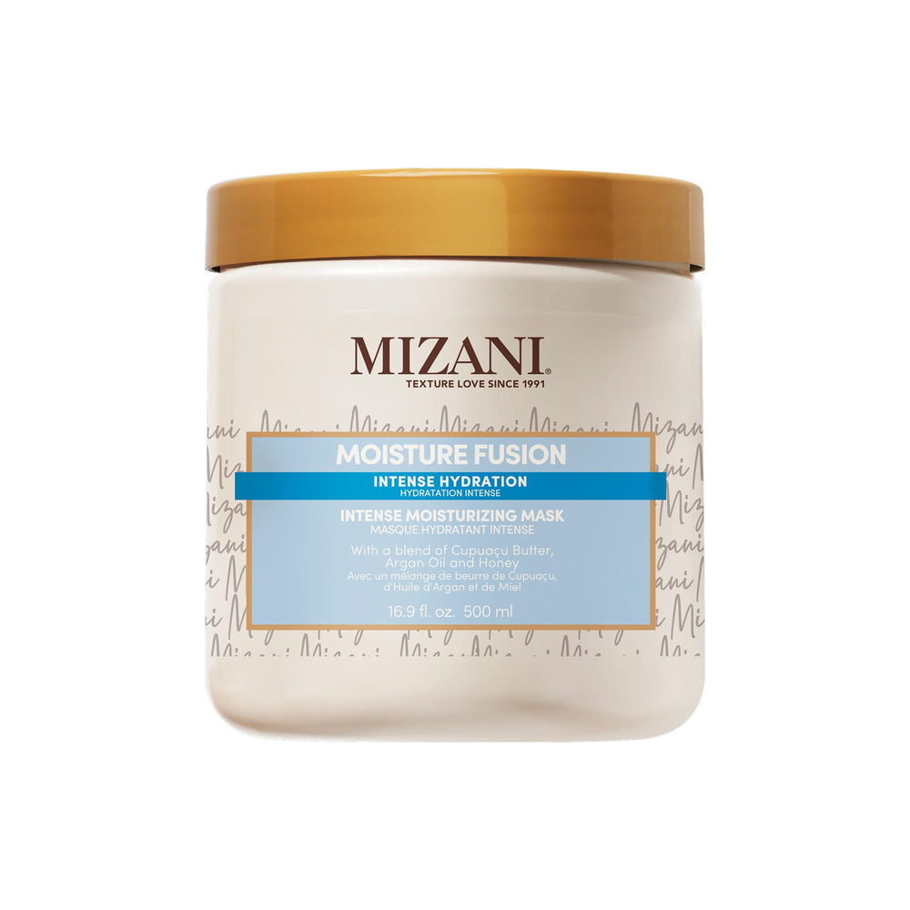 Mizani envase frontal mostrando marca y beneficio hidratante