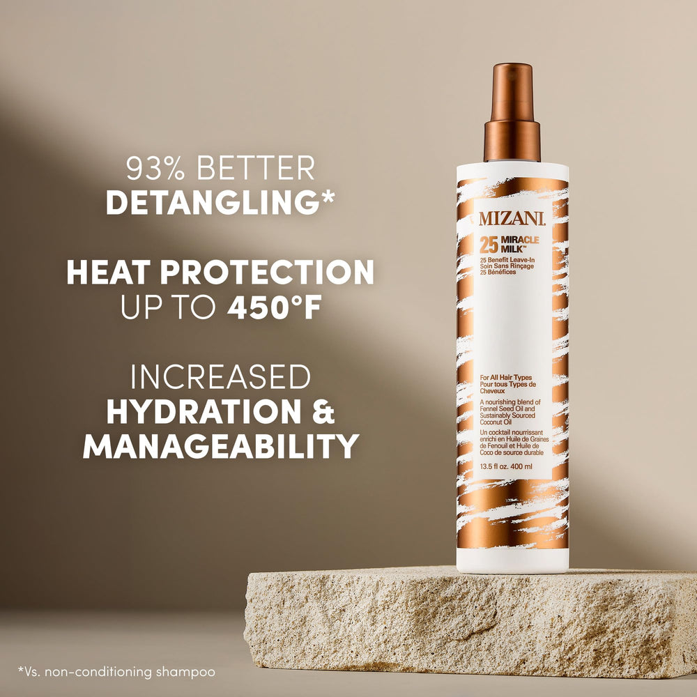 Mizani spray nozzle close-up demonstrating easy, even mist application