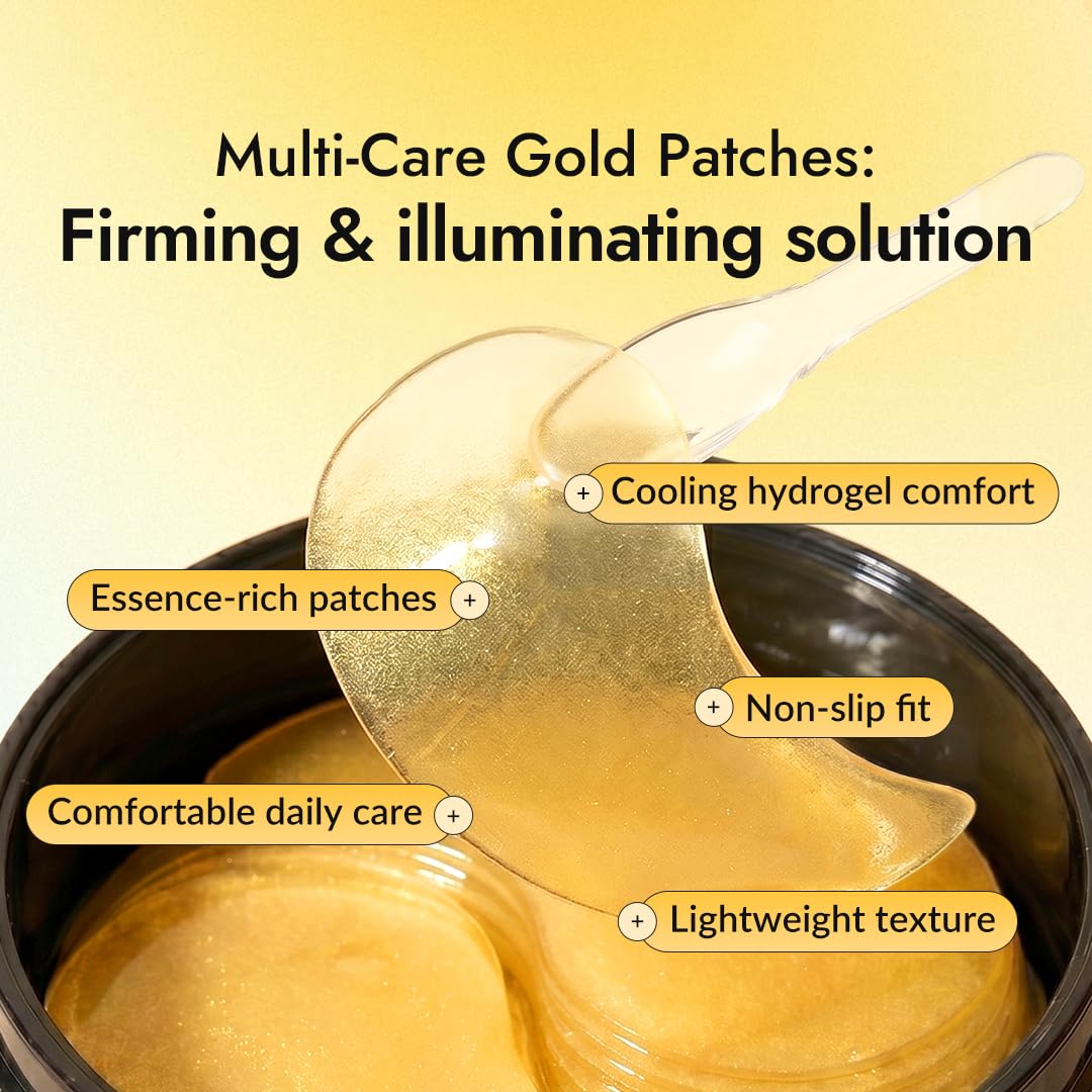 MIZON demonstration of patch applied under eye offering instant soothing relief