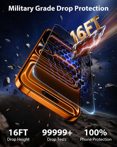 Mkeke protector edge and cutout fitting iPhone 17 Pro Max for accurate alignment