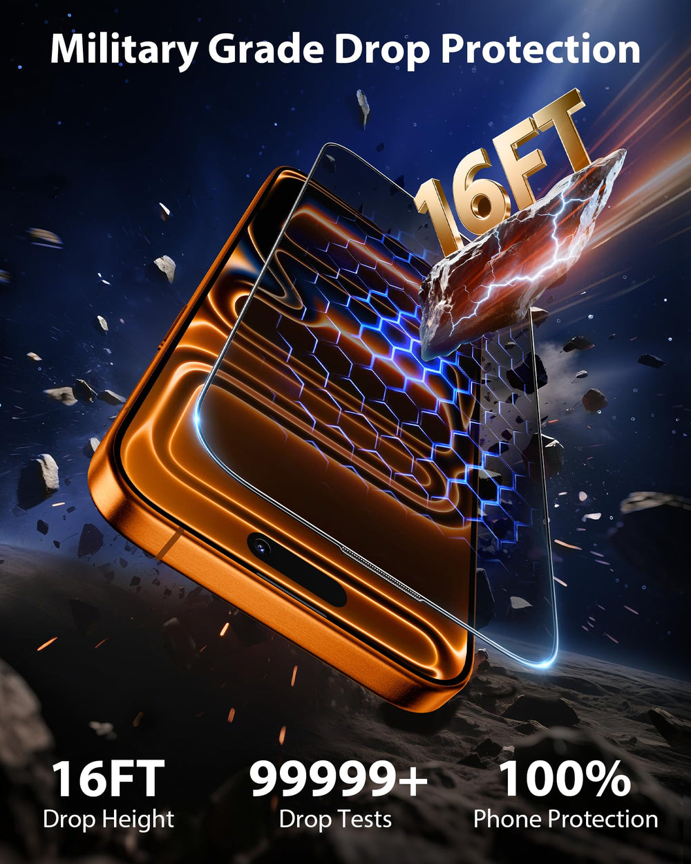 Mkeke protector edge and cutout fitting iPhone 17 Pro Max for accurate alignment