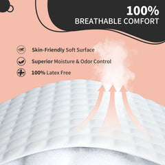 MKISS waterproof backsheet detail preventing leaks onto mattress