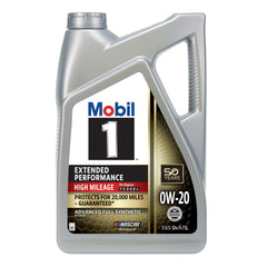 Mobil 1 etiqueta ampliada con especificaciones para tranquilidad