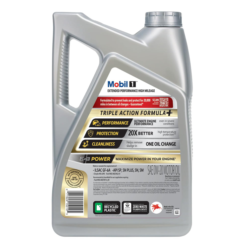 Mobil 1 aceite mostrando textura sintética y protección contra fricción
