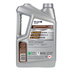 Mobil 1 close-up pouring spout illustrating smooth pour and mess-free filling
