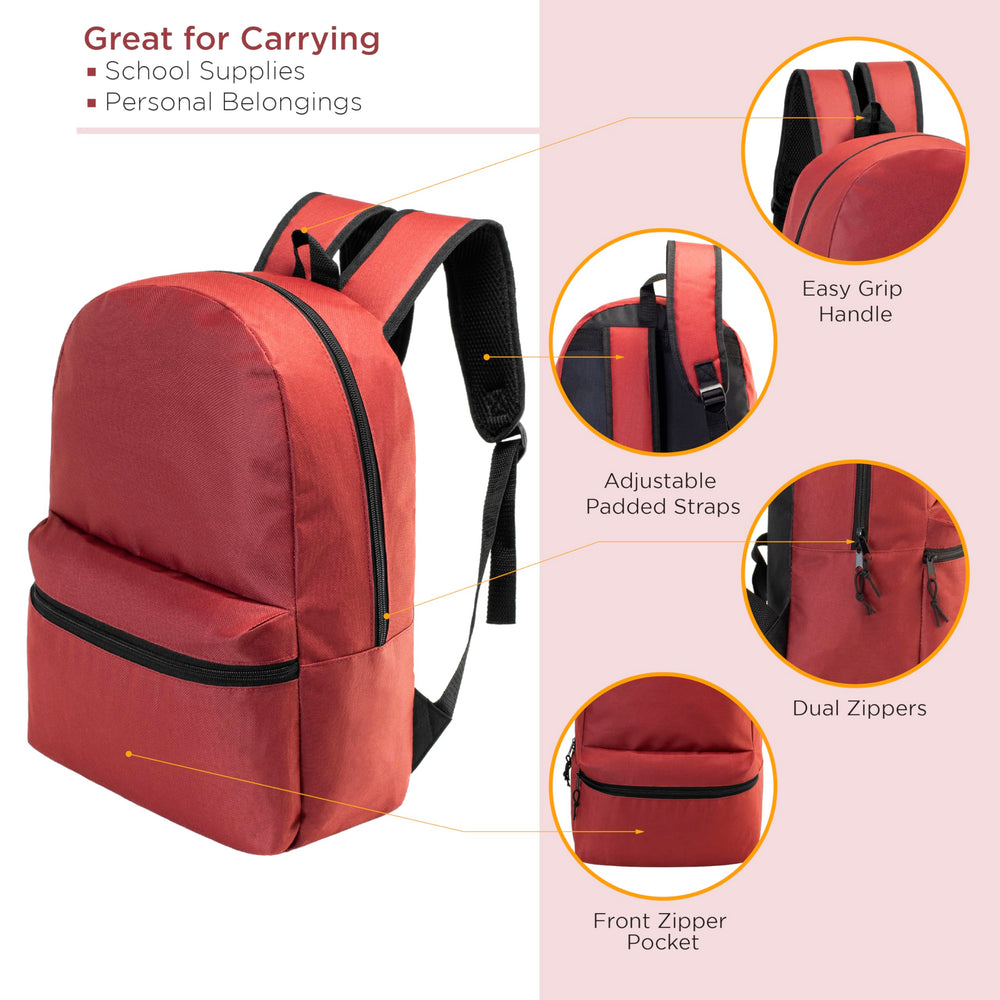 Moda West niño usando la mochila 17 pulgadas comoda y ajustable