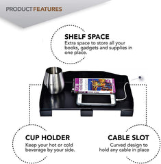 Modern Innovations clamp detail demonstrating easy tool-free installation benefit