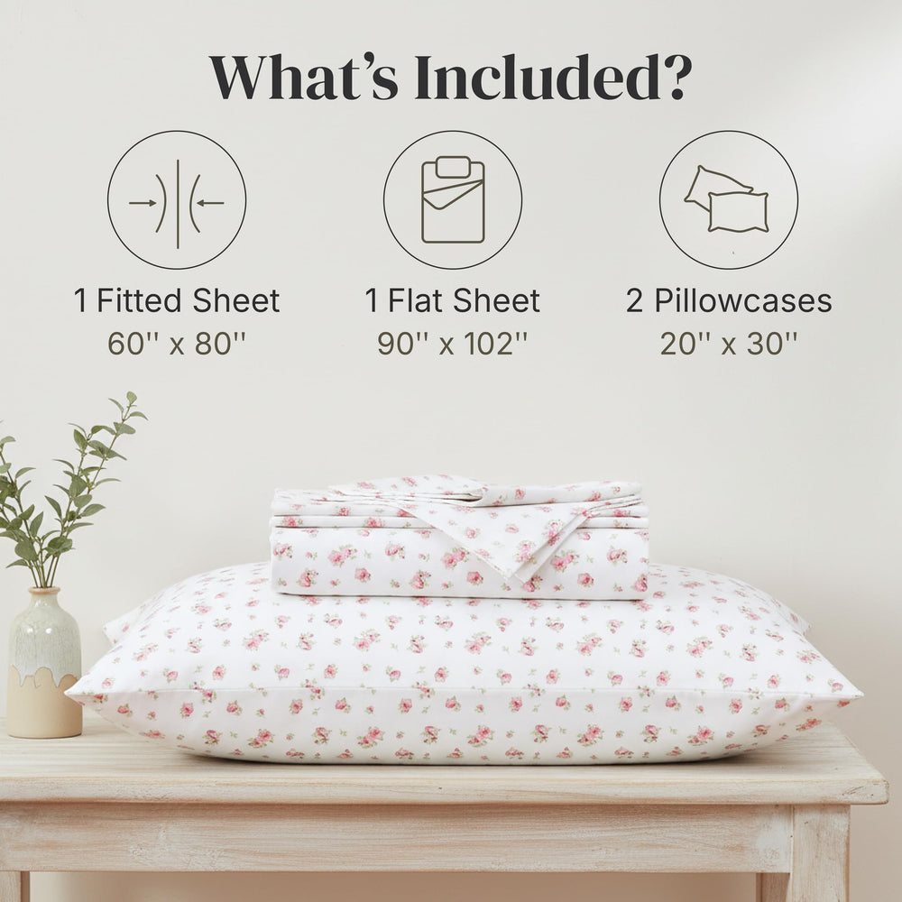 Modern Threads two pillowcases neatly placed offering coordinated comfort and style