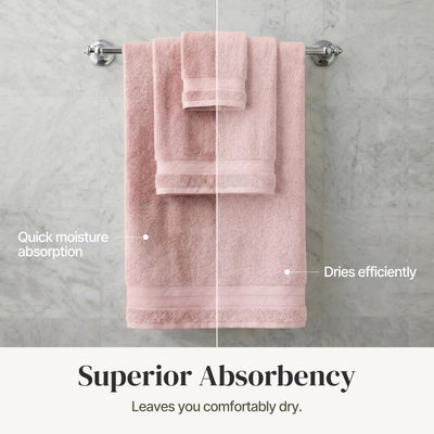 Modern Threads washcloths stacked to show compact size and gentle cleansing benefit