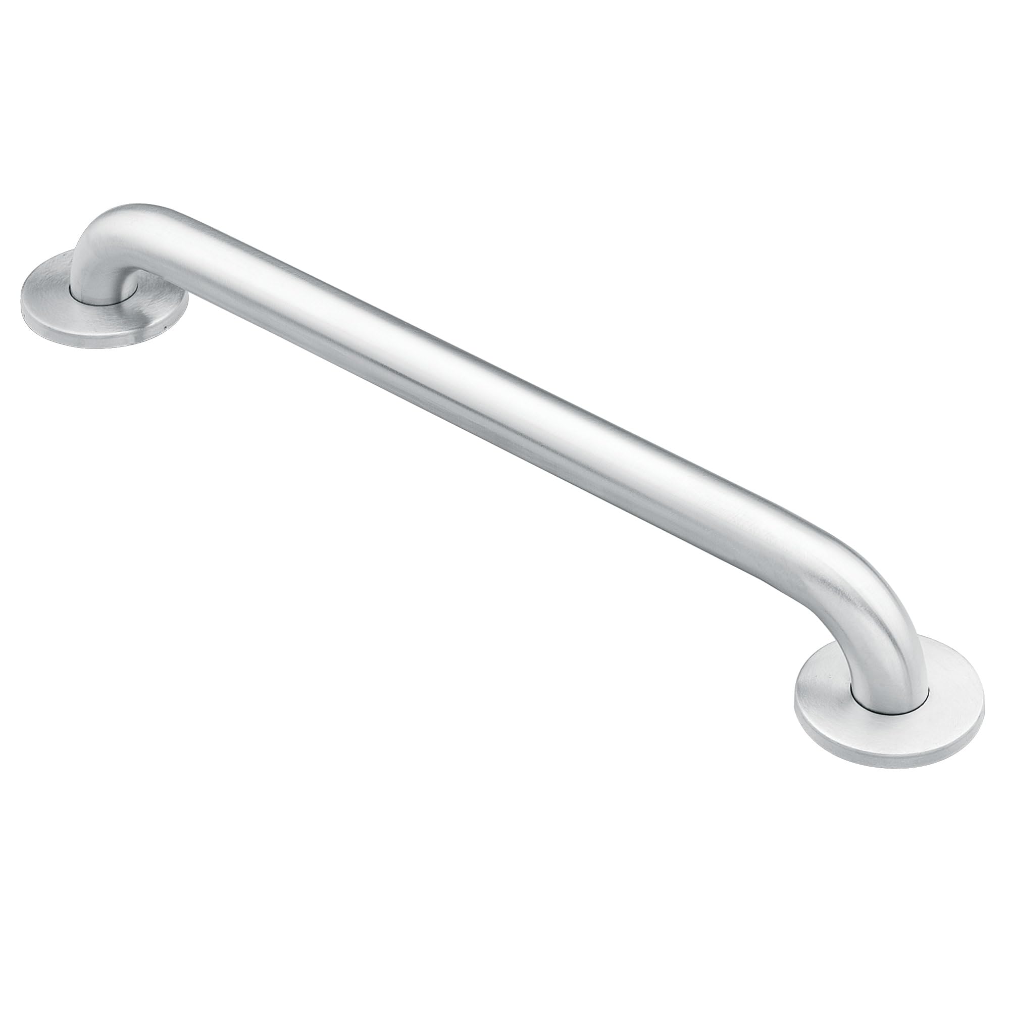 Moen barra frontal 24 pulgadas mostrando soporte robusto