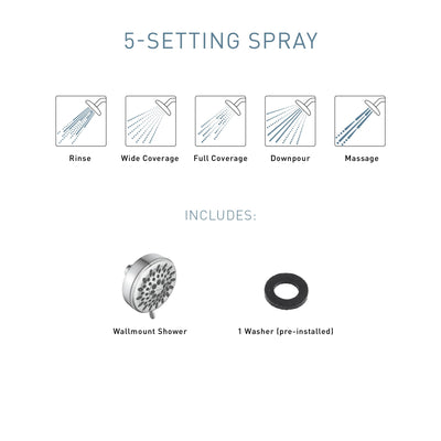 Moen Ignite polished chrome finish detail highlighting corrosion resistance benefit