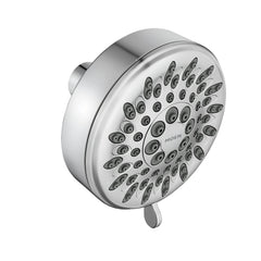Moen Ignite front view chrome showing shower face and modern styling benefit