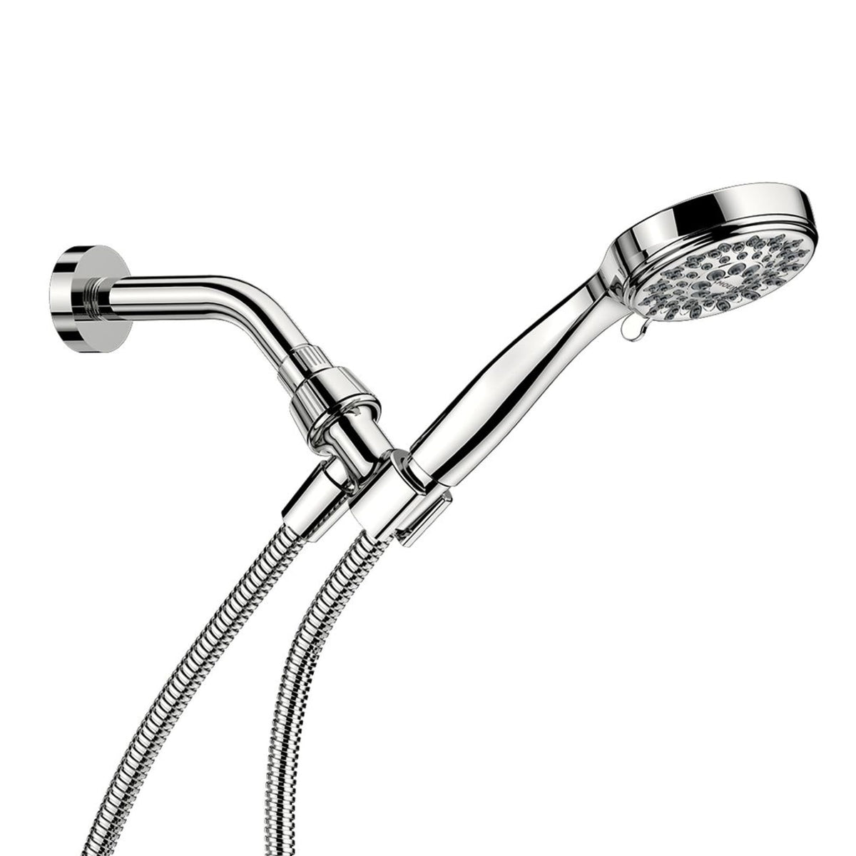 Moen Ignite vista frontal del cabezal cromo con chorro potente