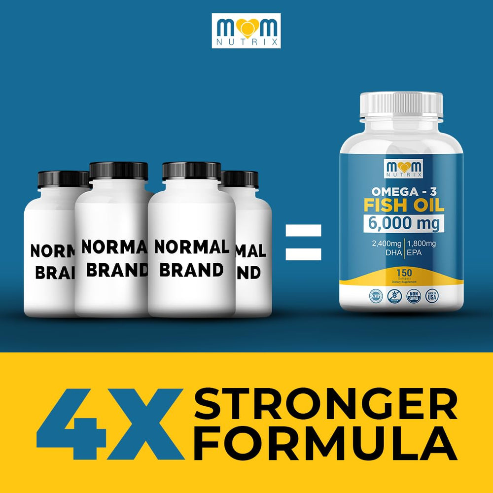 MOM NUTRIX cápsula junto a moneda para comparar tamaño y facilitar la dosificación