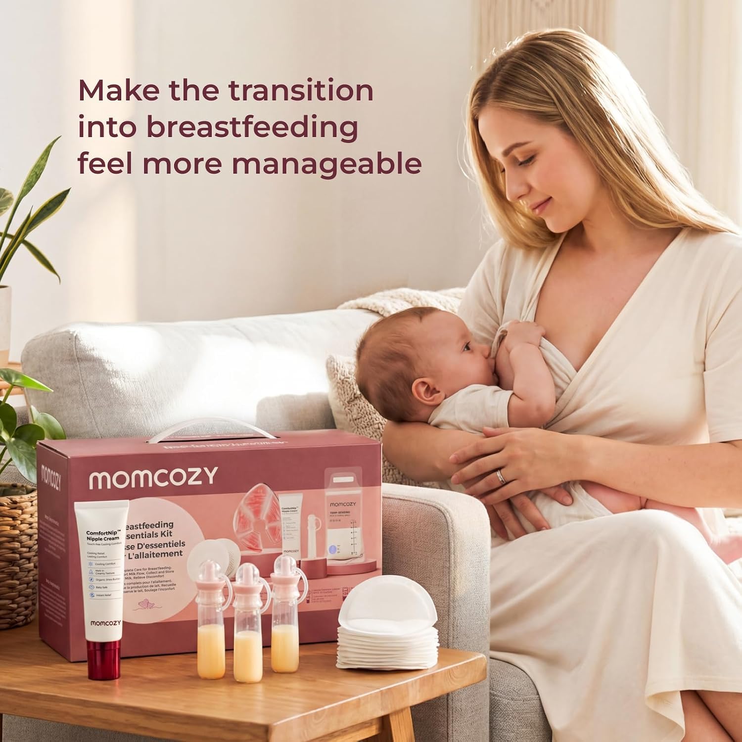 Momcozy bolsas de almacenamiento con indicador de temperatura para conservar leche materna