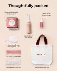 Momcozy bragas desechables detalle de tejido y borde anti-fugas, soporte seguro